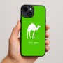 כיסוי בעיצוב אישי עם השם שלך לדגם - Apple iPhone 15 Plus בעיצוב גמל