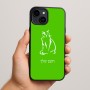 כיסוי בעיצוב אישי עם השם שלך לדגם - Apple iPhone 15 Plus בעיצוב חתול
