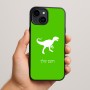 כיסוי בעיצוב אישי עם השם שלך לדגם - Apple iPhone 15 Plus בעיצוב דינוזאור