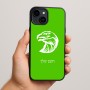 כיסוי בעיצוב אישי עם השם שלך לדגם - Apple iPhone 15 Plus בעיצוב ראש נשר
