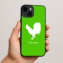 כיסוי בעיצוב אישי עם השם שלך לדגם - Apple iPhone 15 Plus בעיצוב תרנגול