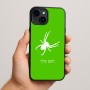 כיסוי בעיצוב אישי עם השם שלך לדגם - Apple iPhone 15 Plus בעיצוב עכביש