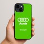 כיסוי בעיצוב אישי עם השם שלך לדגם - Apple iPhone 15 Plus בעיצוב אאודי