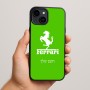 כיסוי בעיצוב אישי עם השם שלך לדגם - Apple iPhone 15 Plus בעיצוב פרארי