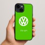 כיסוי בעיצוב אישי עם השם שלך לדגם - Apple iPhone 15 Plus בעיצוב פולקסווגן