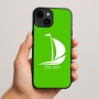כיסוי בעיצוב אישי עם השם שלך לדגם - Apple iPhone 15 Plus בעיצוב סירה