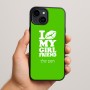 כיסוי בעיצוב אישי עם השם שלך לדגם - Apple iPhone 15 Plus בעיצוב לנשק את החברה שלי