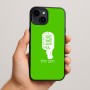כיסוי בעיצוב אישי עם השם שלך לדגם - Apple iPhone 15 Plus בעיצוב מיקרופון