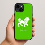 כיסוי בעיצוב אישי עם השם שלך לדגם - Apple iPhone 15 Plus בעיצוב מזלות - אריה