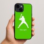 כיסוי בעיצוב אישי עם השם שלך לדגם - Apple iPhone 15 Plus בעיצוב שחקן בייסבול