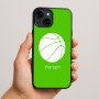 כיסוי בעיצוב אישי עם השם שלך לדגם - Apple iPhone 15 Plus בעיצוב כדורסל