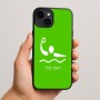 כיסוי בעיצוב אישי עם השם שלך לדגם - Apple iPhone 15 Plus בעיצוב כדור מים אולימפי