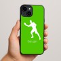 כיסוי בעיצוב אישי עם השם שלך לדגם - Apple iPhone 15 Plus בעיצוב שחקן פינג פונג