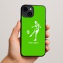 כיסוי בעיצוב אישי עם השם שלך לדגם - Apple iPhone 15 Plus בעיצוב שחקן כדורגל