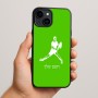 כיסוי בעיצוב אישי עם השם שלך לדגם - Apple iPhone 15 Plus בעיצוב שחקן טניס