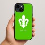כיסוי בעיצוב אישי עם השם שלך לדגם - Apple iPhone 15 Plus בעיצוב פרחי פרחים - צרפת