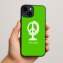 כיסוי בעיצוב אישי עם השם שלך לדגם - Apple iPhone 15 Plus בעיצוב גלובוסי שלום