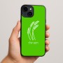 כיסוי בעיצוב אישי עם השם שלך לדגם - Apple iPhone 15 Plus בעיצוב חיטה גלית זהב