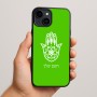 כיסוי בעיצוב אישי עם השם שלך לדגם - Apple iPhone 15 Plus בעיצוב חמסה - קבלה