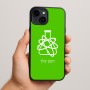 כיסוי בעיצוב אישי עם השם שלך לדגם - Apple iPhone 15 Plus בעיצוב מעבדה