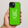 כיסוי בעיצוב אישי עם השם שלך לדגם - Apple iPhone 15 Plus בעיצוב יד סלע