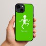 כיסוי בעיצוב אישי עם השם שלך לדגם - Apple iPhone 15 Plus בעיצוב סקלטון