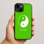 כיסוי בעיצוב אישי עם השם שלך לדגם - Apple iPhone 15 Plus בעיצוב סמל יינג יאנג