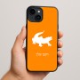 כיסוי בעיצוב אישי עם השם שלך לדגם - Apple iPhone 15 Plus בעיצוב תנין
