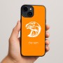 כיסוי בעיצוב אישי עם השם שלך לדגם - Apple iPhone 15 Plus בעיצוב ראש נשר