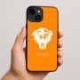 כיסוי בעיצוב אישי עם השם שלך לדגם - Apple iPhone 15 Plus בעיצוב פני פנטרה