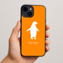 כיסוי בעיצוב אישי עם השם שלך לדגם - Apple iPhone 15 Plus בעיצוב פינגווין
