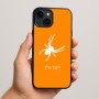 כיסוי בעיצוב אישי עם השם שלך לדגם - Apple iPhone 15 Plus בעיצוב עכביש