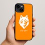 כיסוי בעיצוב אישי עם השם שלך לדגם - Apple iPhone 15 Plus בעיצוב זאב