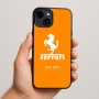כיסוי בעיצוב אישי עם השם שלך לדגם - Apple iPhone 15 Plus בעיצוב פרארי