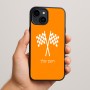 כיסוי בעיצוב אישי עם השם שלך לדגם - Apple iPhone 15 Plus בעיצוב דגל המירוץ
