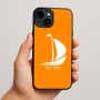 כיסוי בעיצוב אישי עם השם שלך לדגם - Apple iPhone 15 Plus בעיצוב סירה