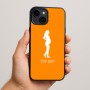 כיסוי בעיצוב אישי עם השם שלך לדגם - Apple iPhone 15 Plus בעיצוב אישה בהריון