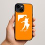 כיסוי בעיצוב אישי עם השם שלך לדגם - Apple iPhone 15 Plus בעיצוב אישה רוקדת עם גבר
