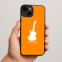 כיסוי בעיצוב אישי עם השם שלך לדגם - Apple iPhone 15 Plus בעיצוב גיטרה