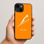 כיסוי בעיצוב אישי עם השם שלך לדגם - Apple iPhone 15 Plus בעיצוב קפיצת סקי אולימפית