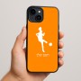 כיסוי בעיצוב אישי עם השם שלך לדגם - Apple iPhone 15 Plus בעיצוב שחקנית כדורגל - אישה