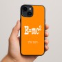 כיסוי בעיצוב אישי עם השם שלך לדגם - Apple iPhone 15 Plus בעיצוב נוסחת אלברט איינשטיין
