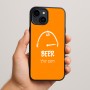 כיסוי בעיצוב אישי עם השם שלך לדגם - Apple iPhone 15 Plus בעיצוב מיכל של בירה