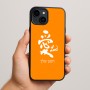 כיסוי בעיצוב אישי עם השם שלך לדגם - Apple iPhone 15 Plus בעיצוב אהבה באותיות יפניות