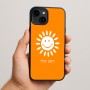 כיסוי בעיצוב אישי עם השם שלך לדגם - Apple iPhone 15 Plus בעיצוב שמש