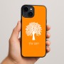 כיסוי בעיצוב אישי עם השם שלך לדגם - Apple iPhone 15 Plus בעיצוב עץ