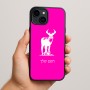 כיסוי בעיצוב אישי עם השם שלך לדגם - Apple iPhone 15 Plus בעיצוב צבי
