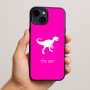 כיסוי בעיצוב אישי עם השם שלך לדגם - Apple iPhone 15 Plus בעיצוב דינוזאור