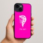 כיסוי בעיצוב אישי עם השם שלך לדגם - Apple iPhone 15 Plus בעיצוב ראש סוס