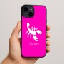 כיסוי בעיצוב אישי עם השם שלך לדגם - Apple iPhone 15 Plus בעיצוב עקרב